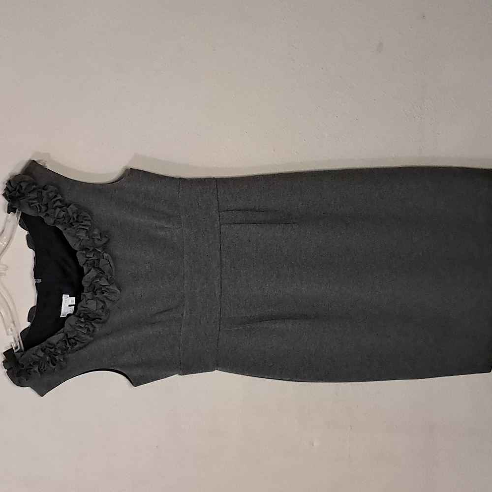 London Times Women's Size 12 Fitted Waist Back Zip Dress